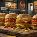 A gyorsétterem ízletes hamburgerei álmainkban a kényelem és a boldogság szimbólumai.
