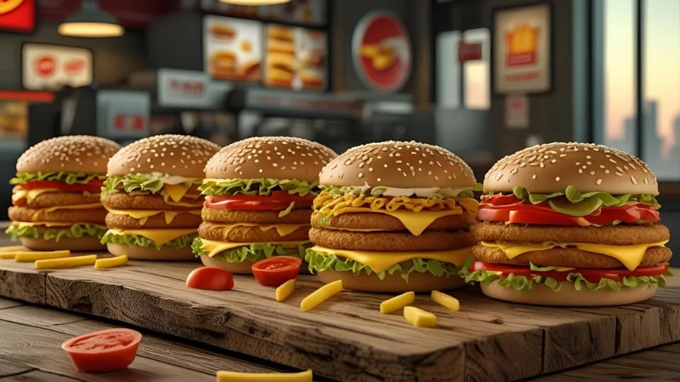 A gyorsétterem ízletes hamburgerei álmainkban a kényelem és a boldogság szimbólumai.