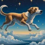 A kutya repülése az álmok világában a szabadság és boldogság szimbóluma.