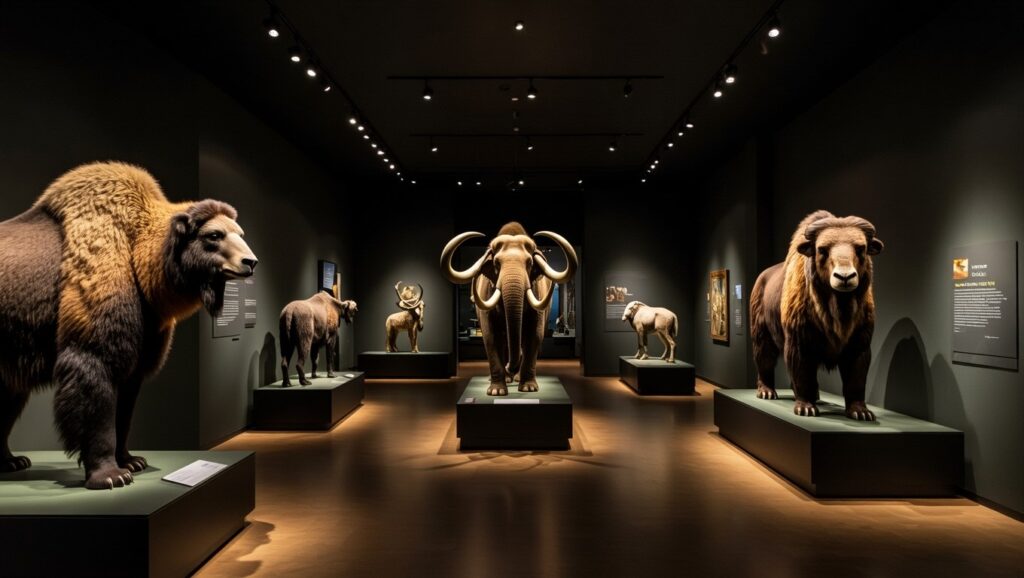 Mammut muzeumban alomban