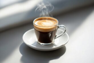 Az eszpresszó az álomban az életerő és a kreativitás szimbóluma, új lehetőségeket jelez.