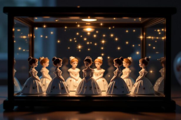 A vitrinnel álmodás a múlt emlékeire és a vágyakra utalhat, ahol a szépség és a tökéletesség megjelenik.