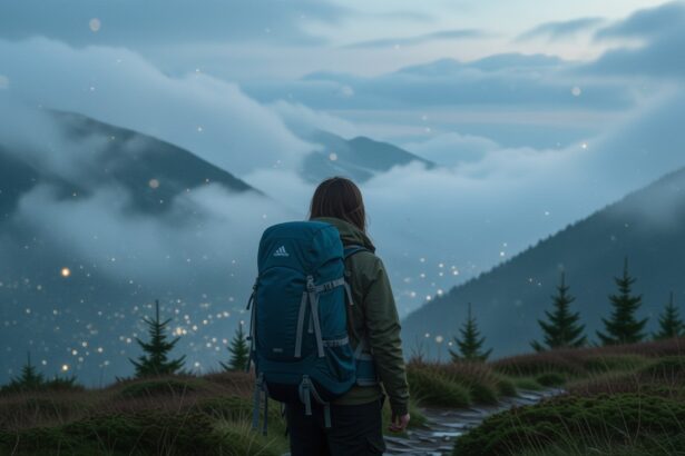 Az álomfejtés szerint a puttony a terhek és felelősségek szimbóluma, amelyet a viselője a hátán cipel. A hegyek és a köd a kihívásokkal teli utat jelképezik.