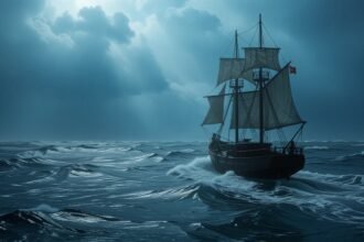 A viharos tengeren hajózó bárka álomfejtése a belső küzdelmekről és a változásokról szól.