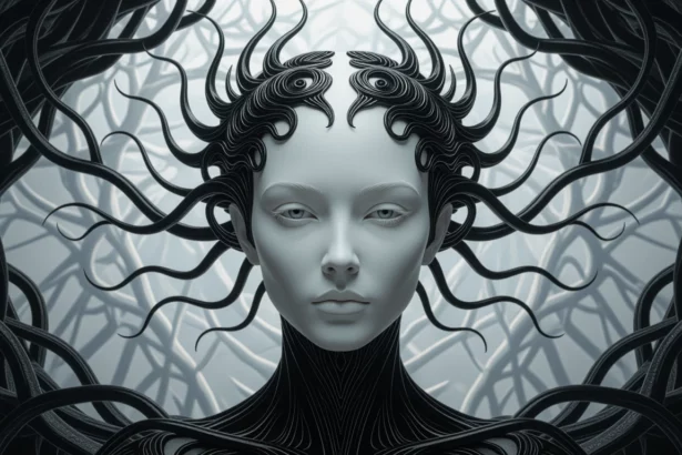 A lidérc alakja, aki a tudatalatti félelmeinket és vágyainkat testesíti meg, mély érzelmeket keltve.