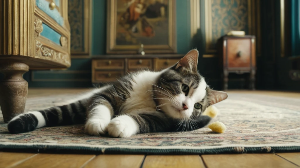 A macska álmodása a pihenésről és a biztonságról, ami a nyugalom és a szeretet szimbóluma.