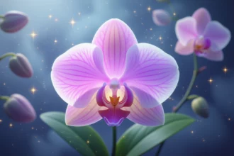 Az orchidea álma a szépség és a harmónia szimbóluma, amely a belső békét és a szeretetet jelképezi.