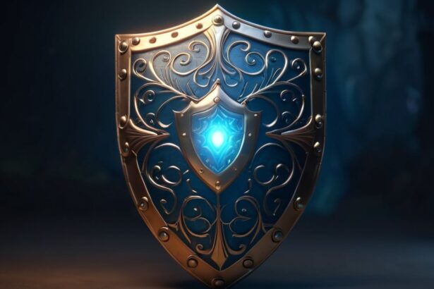 A pajzs szimbolizálja a védelmet és a biztonságot, álmainkban erőt és bátorságot képvisel.