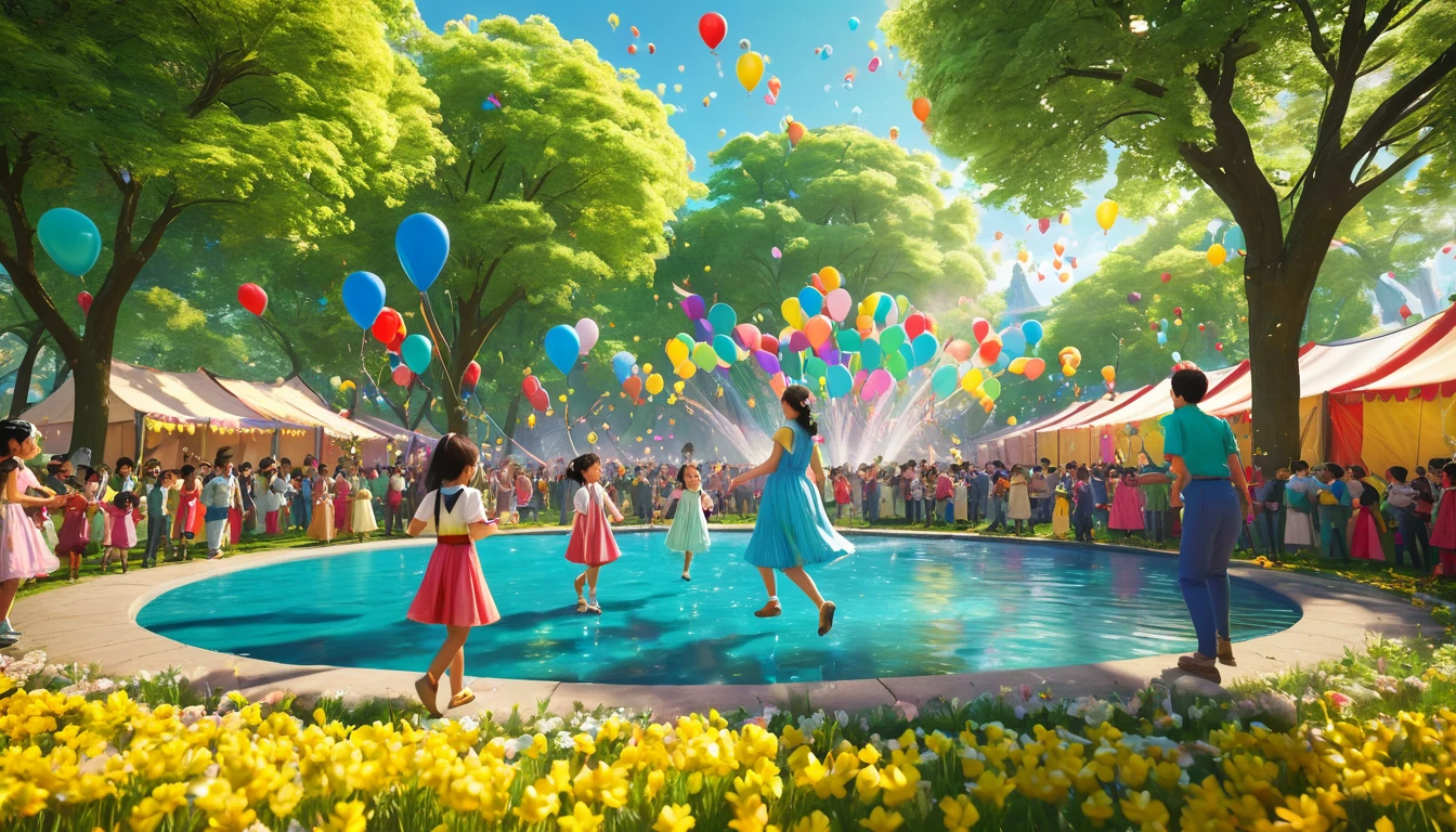 Mit jelent majálissal álmodni? - Rövid álomfejtés és értelmezés Gyerekek játszanak a vízparton, színes lufik és virágok között egy majálison.