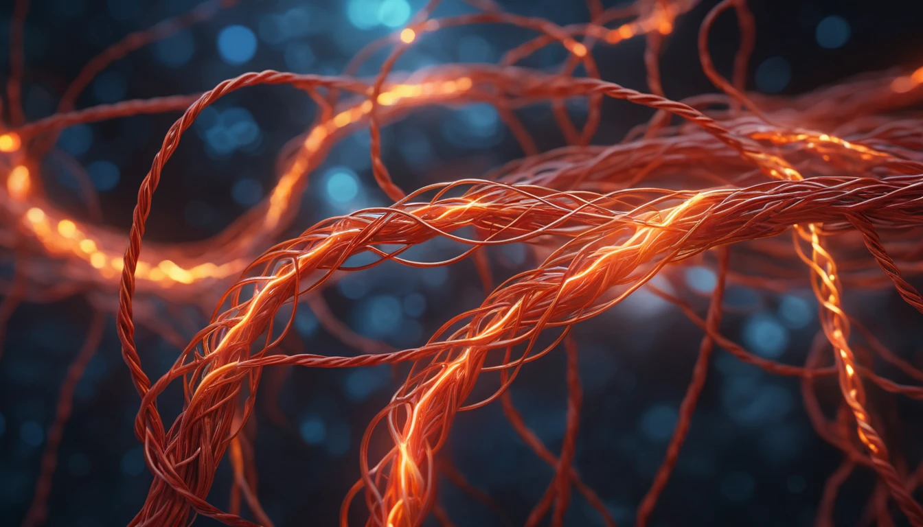 Mit jelent villanyvezetékről álmodni? - Személyes álomfejtés és értelmezés Fénylő villanyvezetékek összegabalyodva, energikus megjelenéssel.