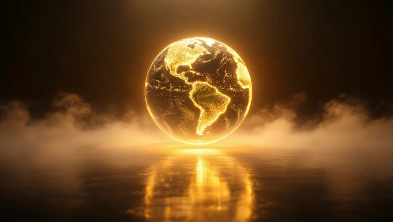 Mit jelent földgömbről álmodni? – Részletes álomfejtés és értelmezés Fénylő földgömb, amely a világot és lehetőségeket szimbolizálja.