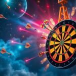 Darts tábla és nyilak az álom szimbolikájában.