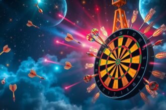 Darts tábla és nyilak az álom szimbolikájában.