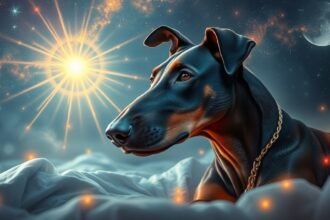 Dobermann kutya álomfejtés szimbólumokkal és jelentésekkel.