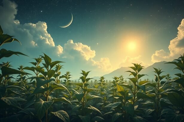 Dohánypalánták a napfelkeltében, álomfejtés szimbolikával.