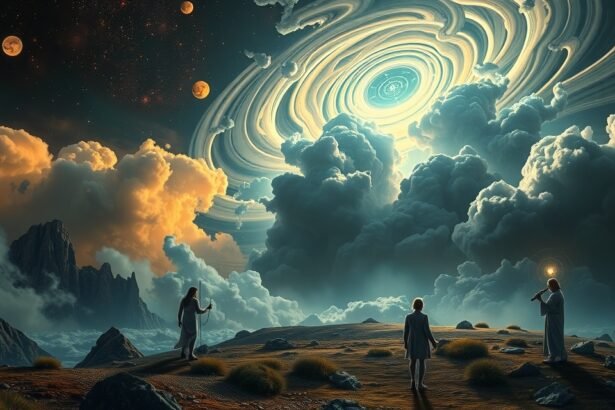 Álomszerű táj gázolajjal való álmodás szimbolikájával.