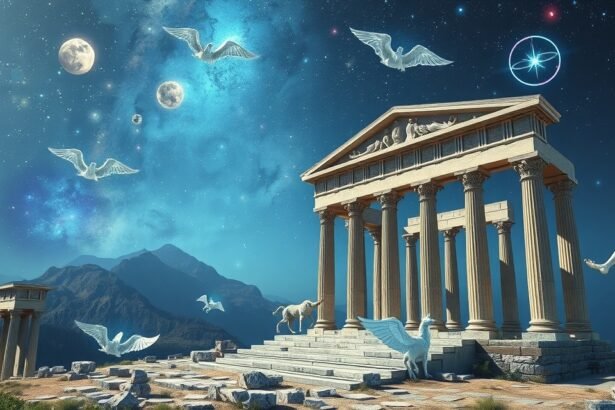 Görög mitológia és klasszikus táj álomfejtése