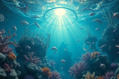 Víz alatti világ mélységben álomfejtéshez.