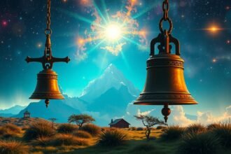 Harangok álomban a változás és spirituális üzenetek szimbólumai.