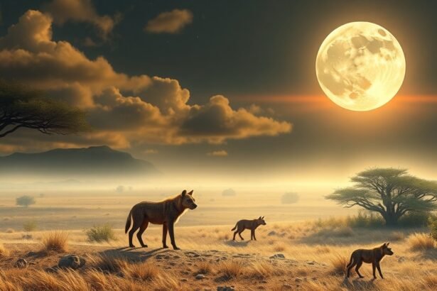 Hiénák a telihold fényében, álomfejtési szimbolika.