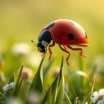 Katicabogár virágok közt, álmok szimbóluma