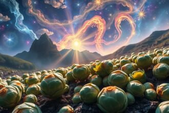 Kelbimbós mező a csillagok alatt álomfejtéshez