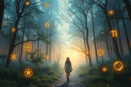 Lány az erdőben, álomfejtés szimbolika.