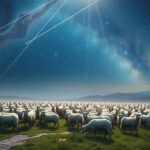 Álom a nyájjal, a közösség és alkalmazkodás szimbóluma.