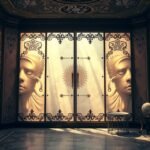 Paraván és díszes belső tér álomfejtéshez