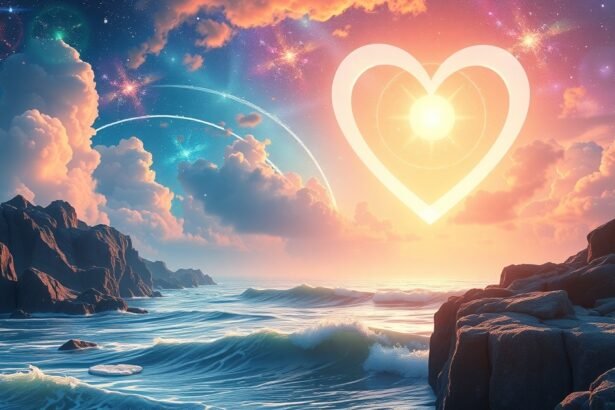 Péntek és a szerelem szimbóluma a tengerparton.