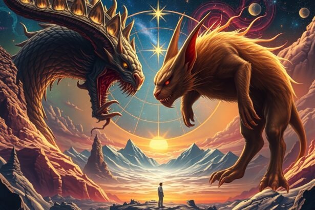 Álom a sárkányról és félelmetes lényről, amely az agressziót szimbolizálja