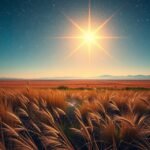 Alföld tája, napfény és csillagok alatt, álomfejtés szimbóluma.