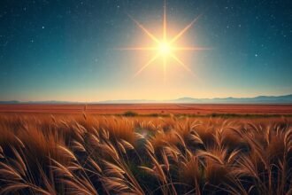 Alföld tája, napfény és csillagok alatt, álomfejtés szimbóluma.