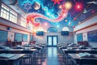 Álomfejtés: Iskolai környezet csillagokkal a mennyezeten.