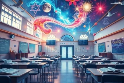 Álomfejtés: Iskolai környezet csillagokkal a mennyezeten.