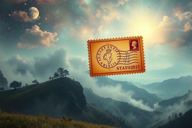 Bélyeg álomban, kommunikáció és érték szimbólumai.