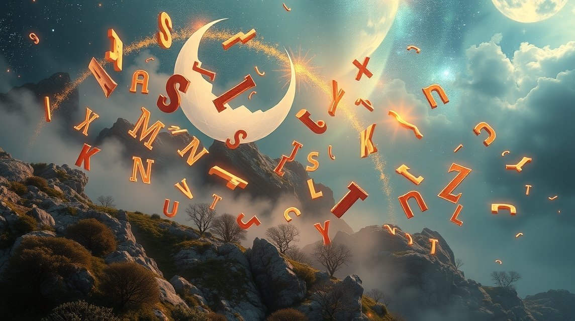 Álom betűk, anagrammák és szimbolikus üzenetek a hold alatt