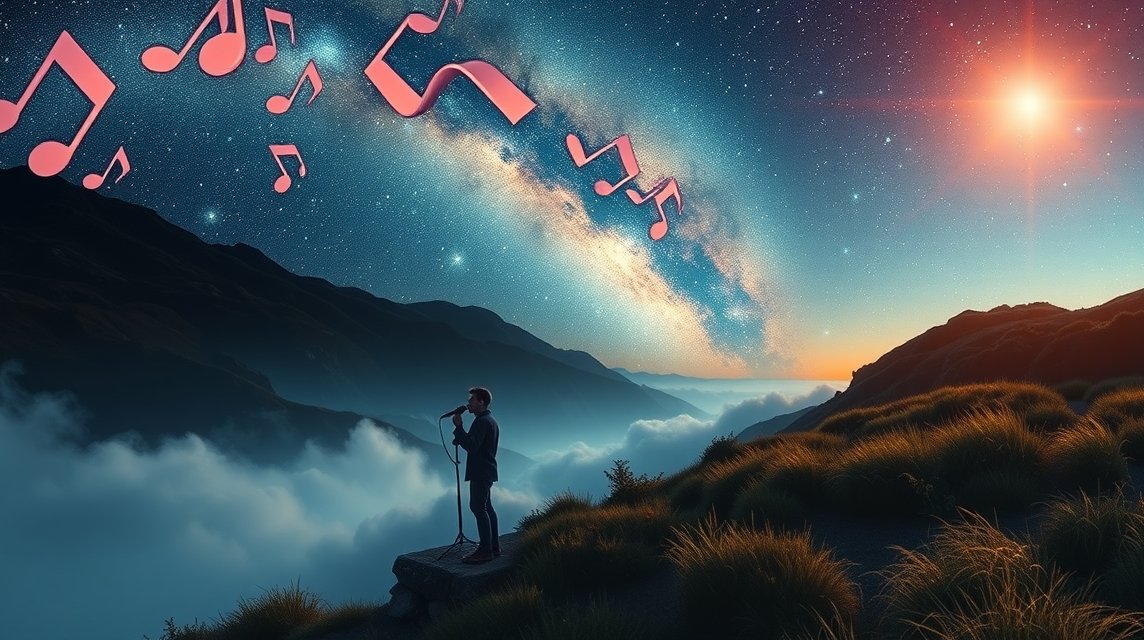 Énekes álom: kreativitás és érzelmi kifejezés szimbóluma.