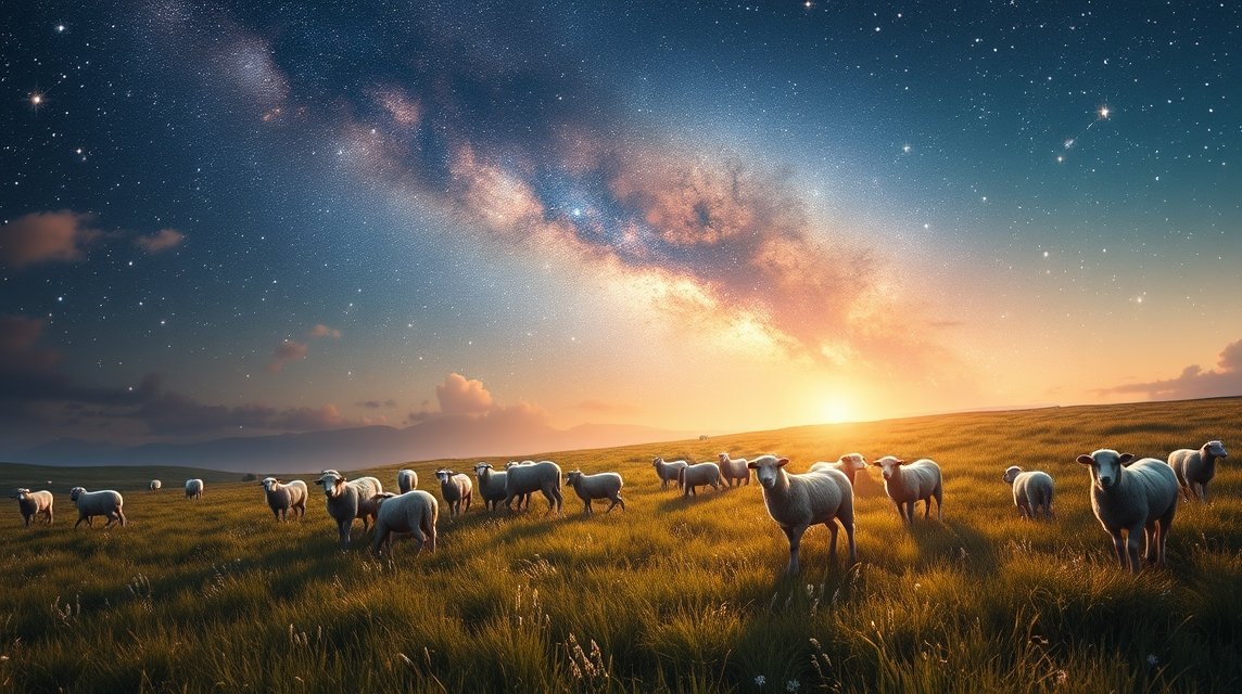 Mit jelent juhról álmodni? – Részletes álomfejtés és értelmezés. Juhtenyészet a csillagos ég alatt, álomfejtés szimbólumai