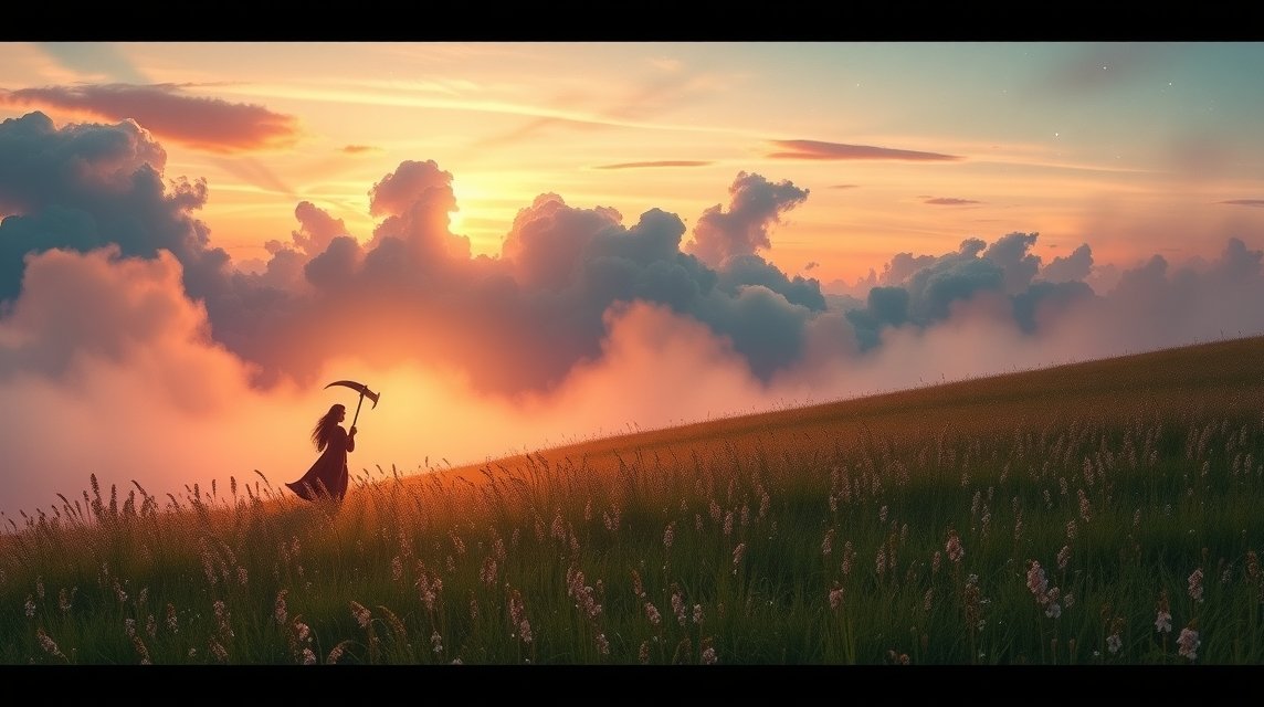 Kaszával álmodni: lezárás és változás szimbóluma