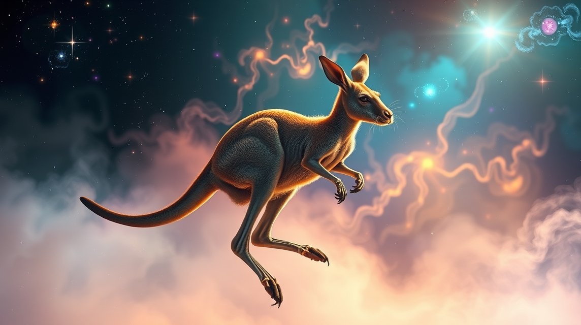 Kenguru lépdel az űrben, álomfejtés szimbólum