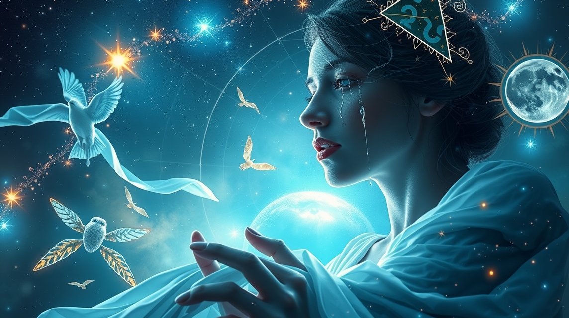 Nő könnyekkel az álomban, érzelmi tisztulás szimbóluma