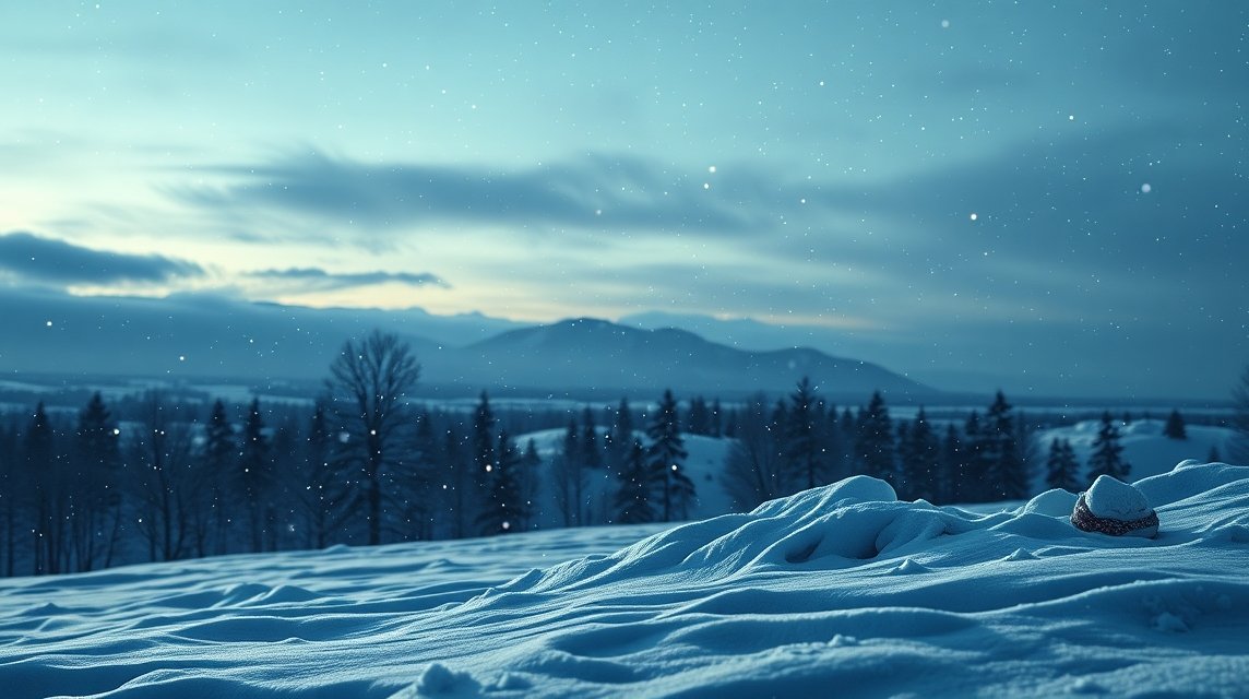 Mit jelent pehellyel álmodni? – Részletes álomfejtés és értelmezés. Téli táj havazással, pehely szimbolikát idézve.