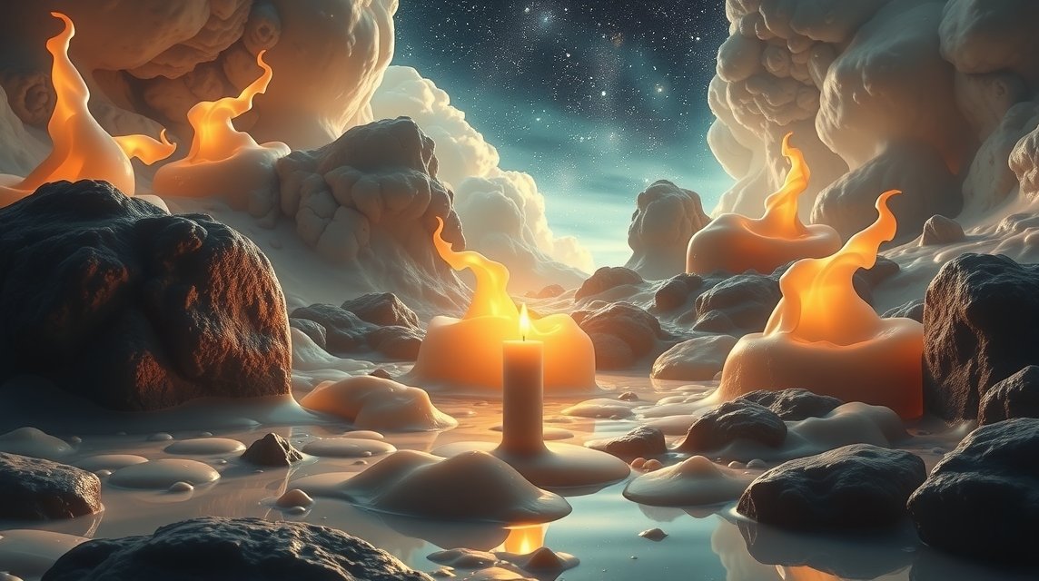 Álom viaszról: a forma- és változás jelképe. Olvadó viasz félelem vagy veszteség; megdermedt viasz tartósság, önkontroll; gyertyaviasz spiritualitás és védelem; viaszfigurák identitás és kapcsolatok tükröződése.