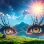 Álomszempillák és szemek egy meseszép tájban