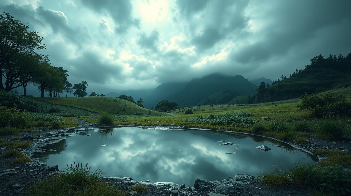 Tócsával álmodni - természeti táj és érzelmek