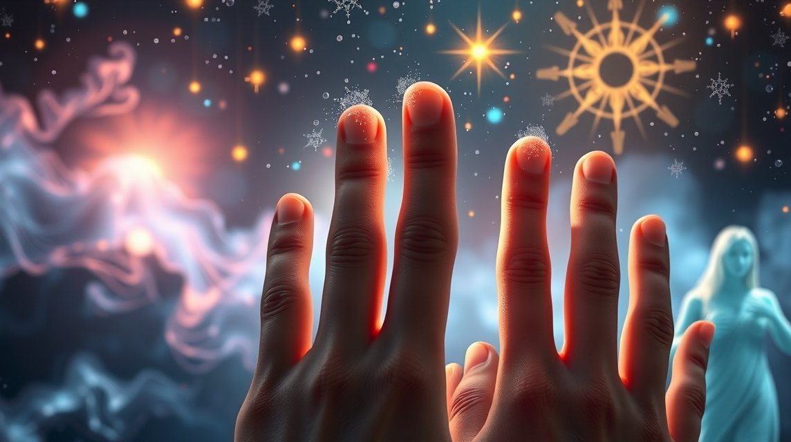 Két ujj érintése álomban, szimbolikus jelentés