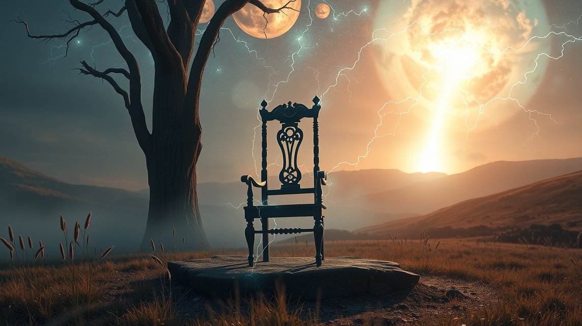 Álomszerű villamosszék a természet csodás hátterével