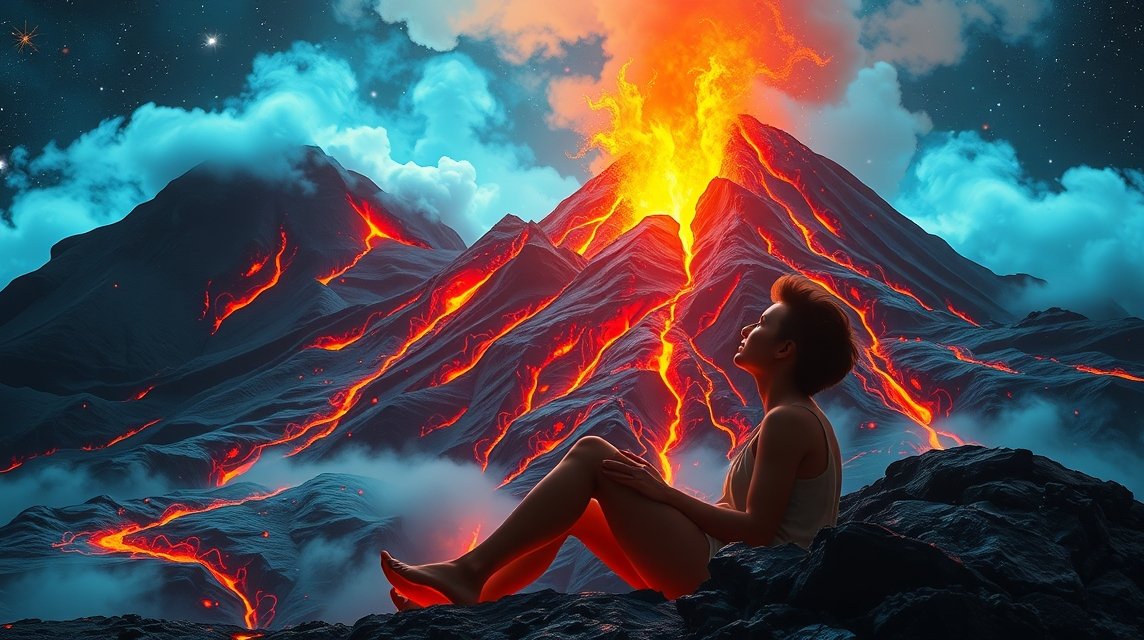 Vulkánkitörés álomban – érzelmek és változások szimbóluma