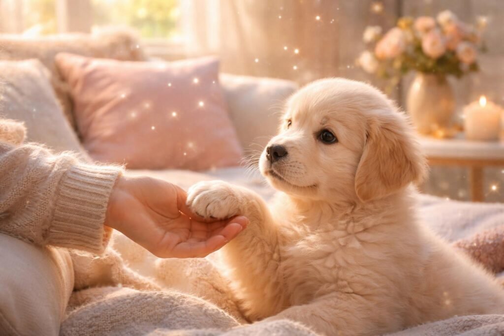 - A kölyökkutya álma a kapcsolatok bizalmát és gondoskodását tükrözi, fejlődésre buzdítva.